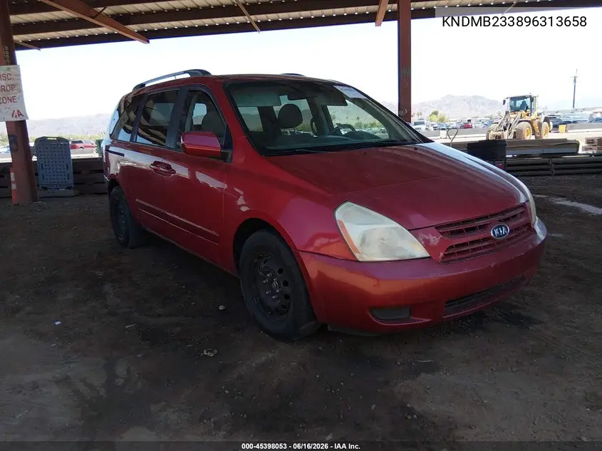 2009 Kia Sedona Lx VIN: KNDMB233896313658 Lot: 45398053