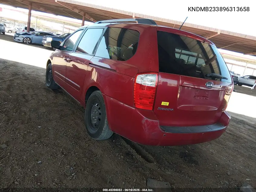 2009 Kia Sedona Lx VIN: KNDMB233896313658 Lot: 45398053