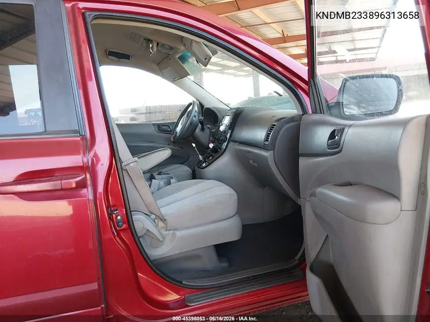 2009 Kia Sedona Lx VIN: KNDMB233896313658 Lot: 45398053