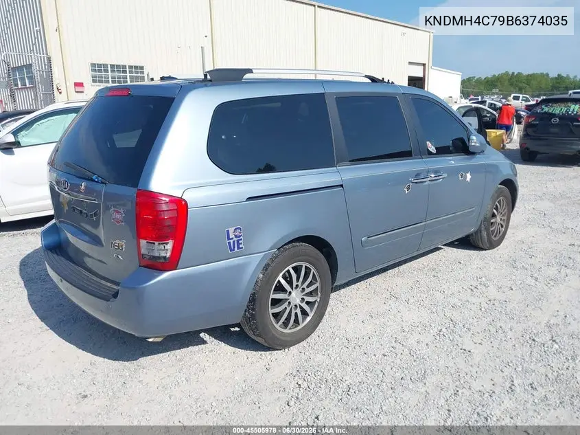 2011 Kia Sedona Ex VIN: KNDMH4C79B6374035 Lot: 45505978