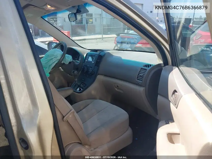 2011 Kia Sedona Lx VIN: KNDMG4C76B6366879 Lot: 45638931