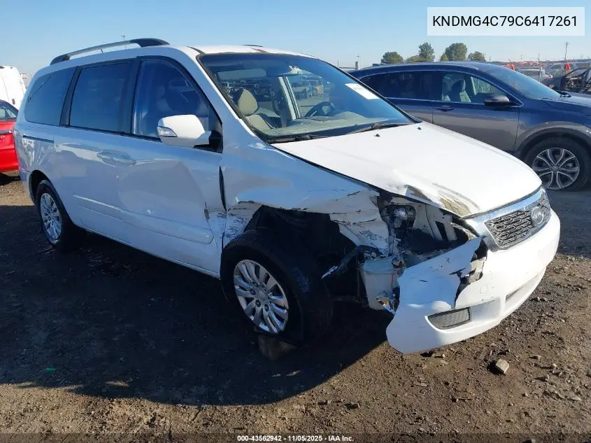 KNDMG4C79C6417261 2012 Kia Sedona Lx