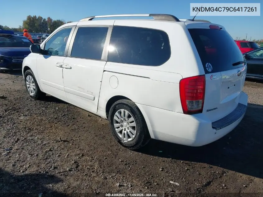 KNDMG4C79C6417261 2012 Kia Sedona Lx