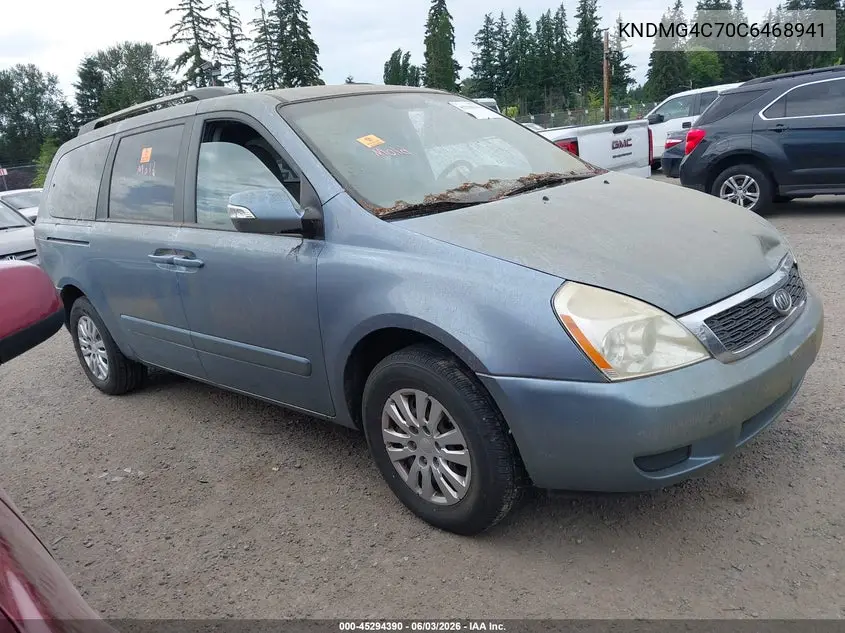 2012 Kia Sedona Lx VIN: KNDMG4C70C6468941 Lot: 45294390