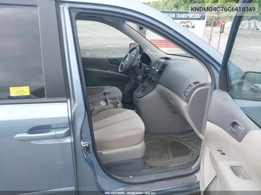 2012 Kia Sedona Lx VIN: KNDMG4C76C6418349 Lot: 45319498