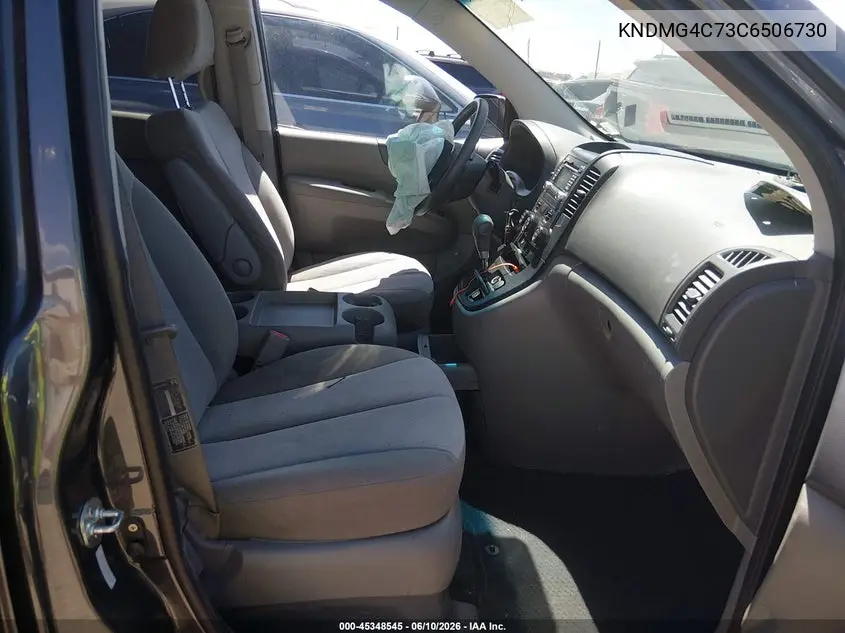 2012 Kia Sedona Lx VIN: KNDMG4C73C6506730 Lot: 45348545