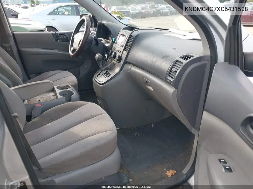 2012 Kia Sedona Lx VIN: KNDMG4C7XC6431508 Lot: 45514056