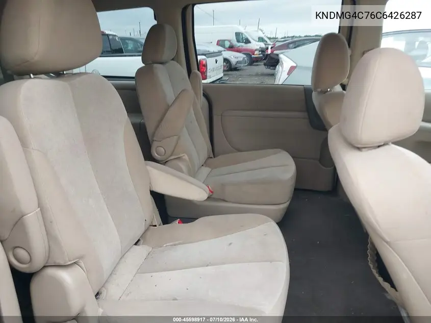 2012 Kia Sedona Lx VIN: KNDMG4C76C6426287 Lot: 45598917