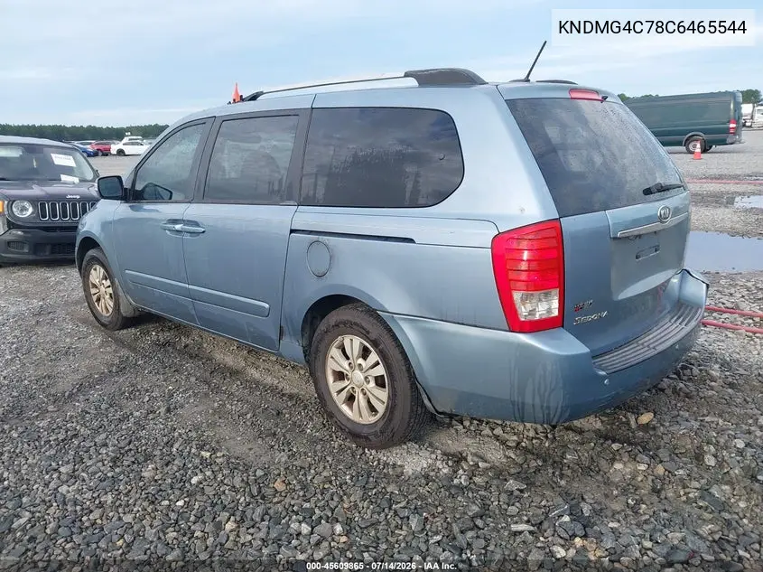 2012 Kia Sedona Lx VIN: KNDMG4C78C6465544 Lot: 45609865