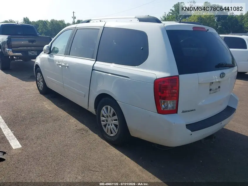 2012 Kia Sedona Lx VIN: KNDMG4C78C6441082 Lot: 45651120
