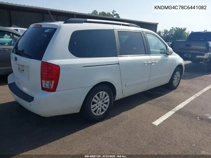 2012 Kia Sedona Lx VIN: KNDMG4C78C6441082 Lot: 45651120