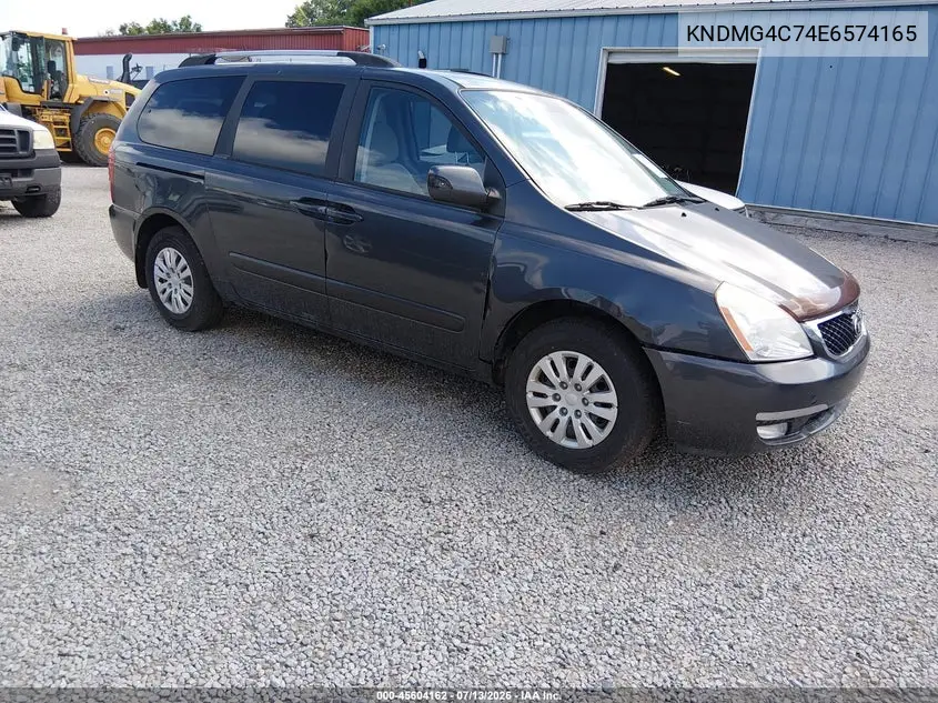 2014 Kia Sedona Lx VIN: KNDMG4C74E6574165 Lot: 45604162