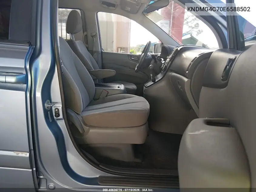 2014 Kia Sedona Lx VIN: KNDMG4C70E6588502 Lot: 45636776