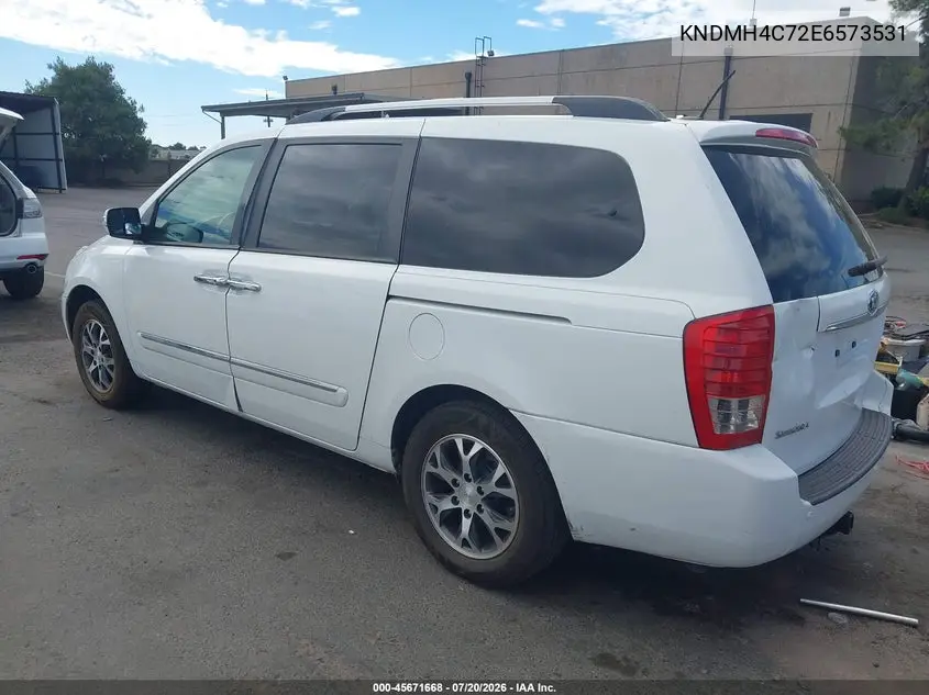 2014 Kia Sedona Ex VIN: KNDMH4C72E6573531 Lot: 45671668