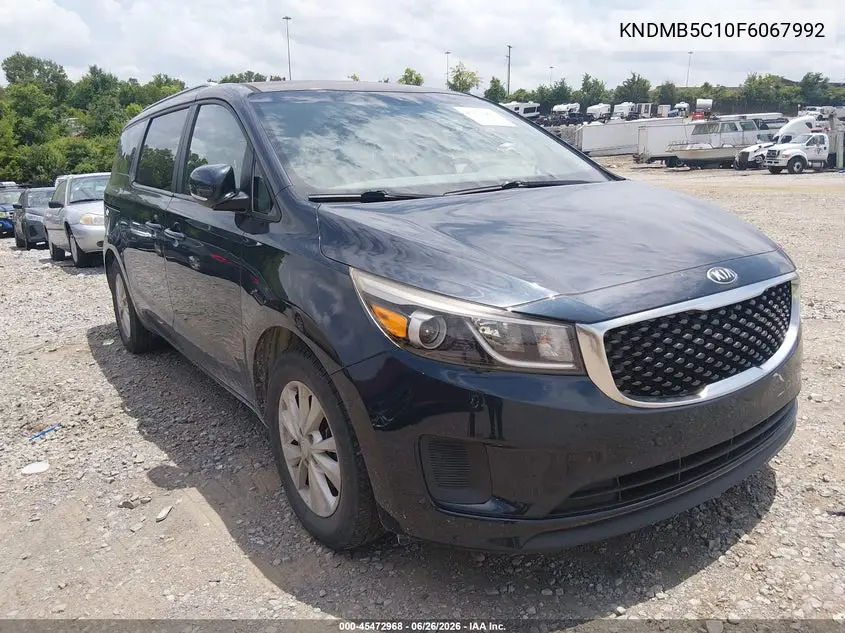 2015 Kia Sedona Lx VIN: KNDMB5C10F6067992 Lot: 45472968