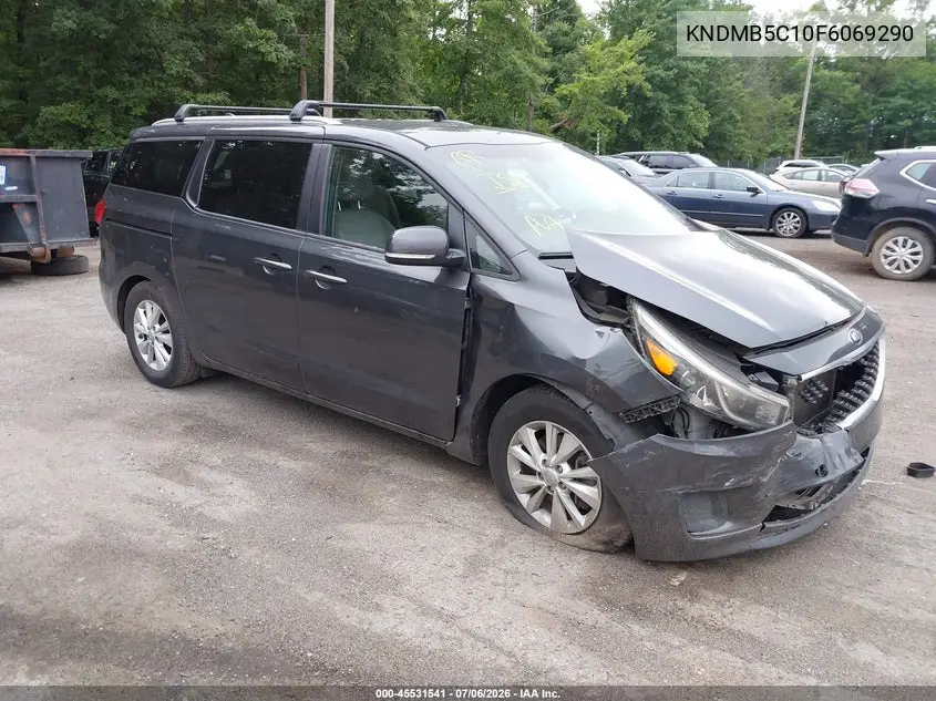 2015 Kia Sedona Lx VIN: KNDMB5C10F6069290 Lot: 45531541