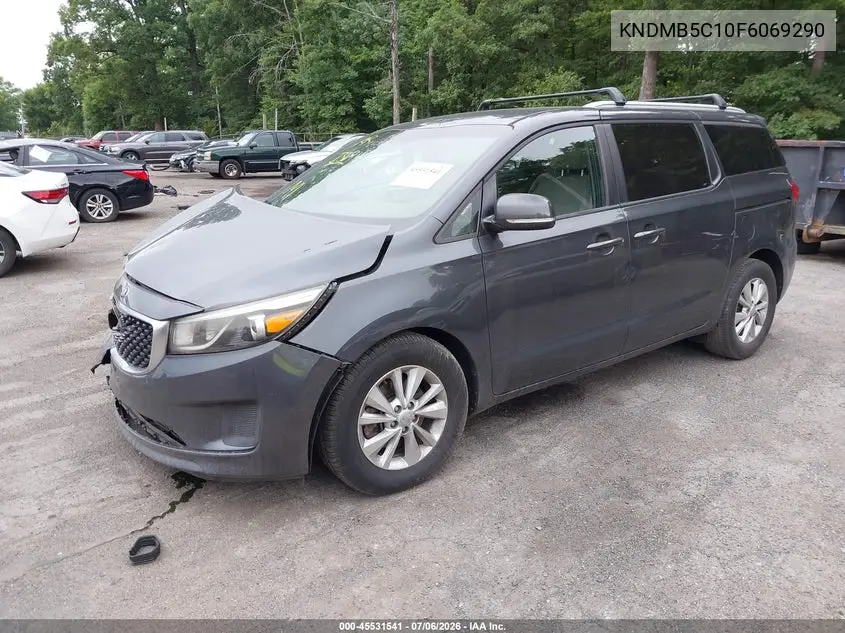 2015 Kia Sedona Lx VIN: KNDMB5C10F6069290 Lot: 45531541