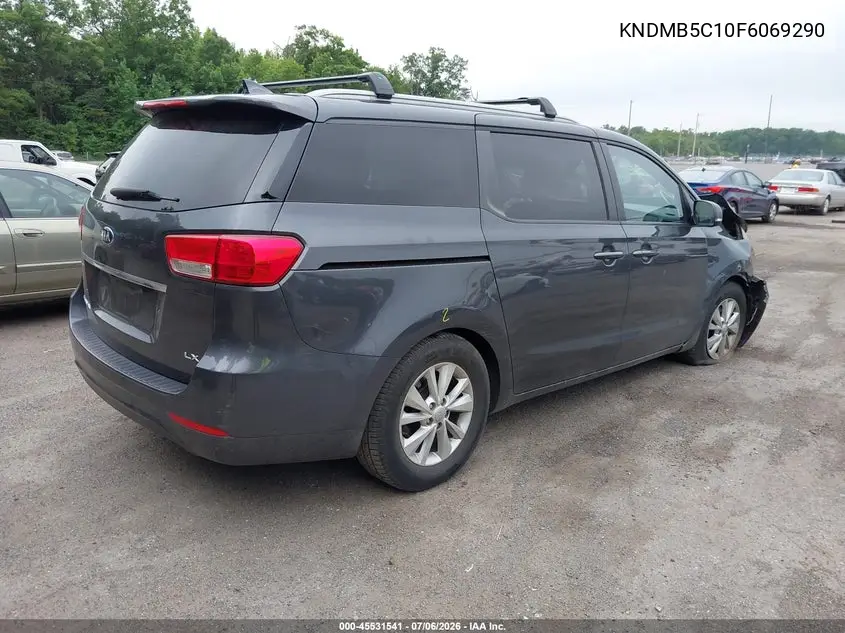 2015 Kia Sedona Lx VIN: KNDMB5C10F6069290 Lot: 45531541