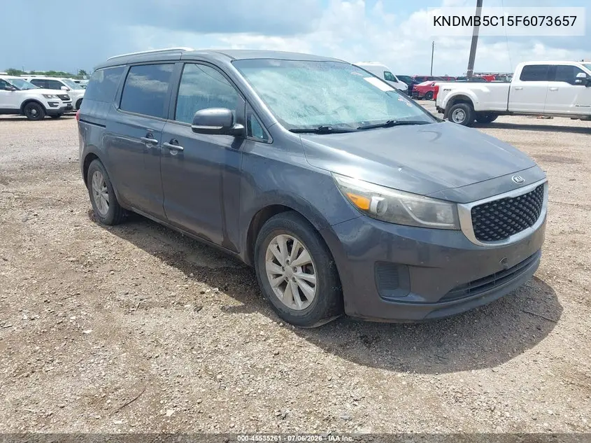 2015 Kia Sedona Lx VIN: KNDMB5C15F6073657 Lot: 45535261