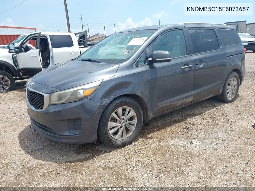 2015 Kia Sedona Lx VIN: KNDMB5C15F6073657 Lot: 45535261
