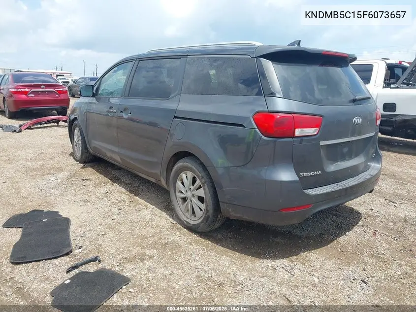 2015 Kia Sedona Lx VIN: KNDMB5C15F6073657 Lot: 45535261