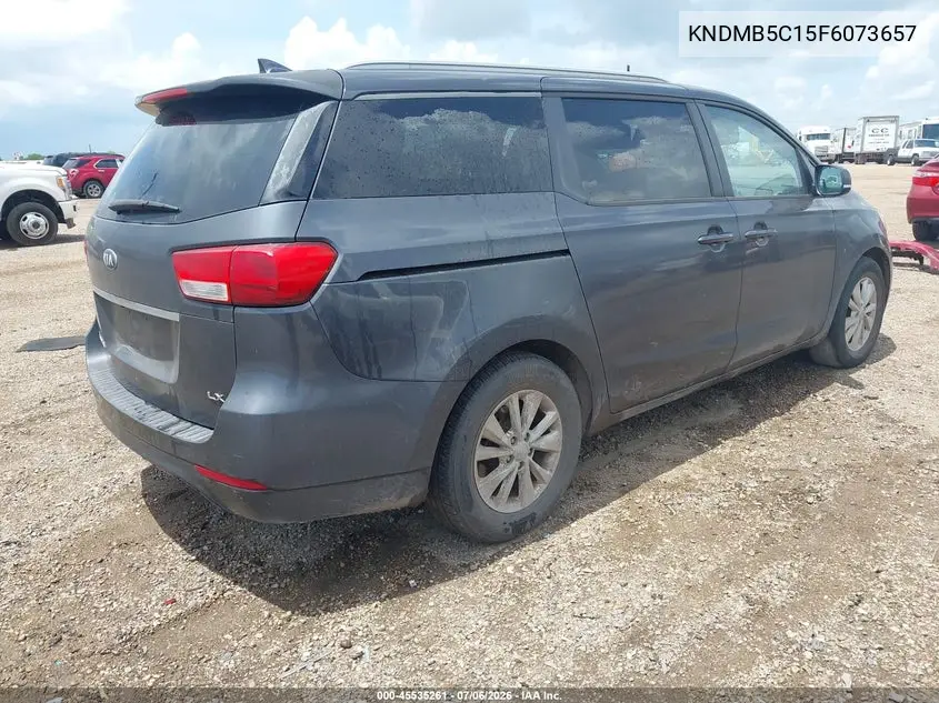 2015 Kia Sedona Lx VIN: KNDMB5C15F6073657 Lot: 45535261