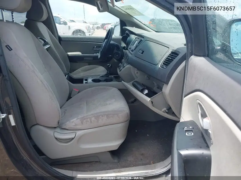 2015 Kia Sedona Lx VIN: KNDMB5C15F6073657 Lot: 45535261
