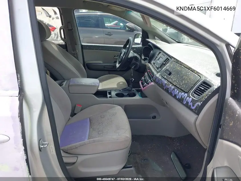 2015 Kia Sedona L VIN: KNDMA5C1XF6014669 Lot: 45549747