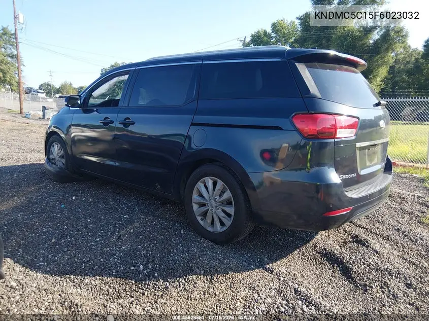 2015 Kia Sedona Ex VIN: KNDMC5C15F6023032 Lot: 45628581