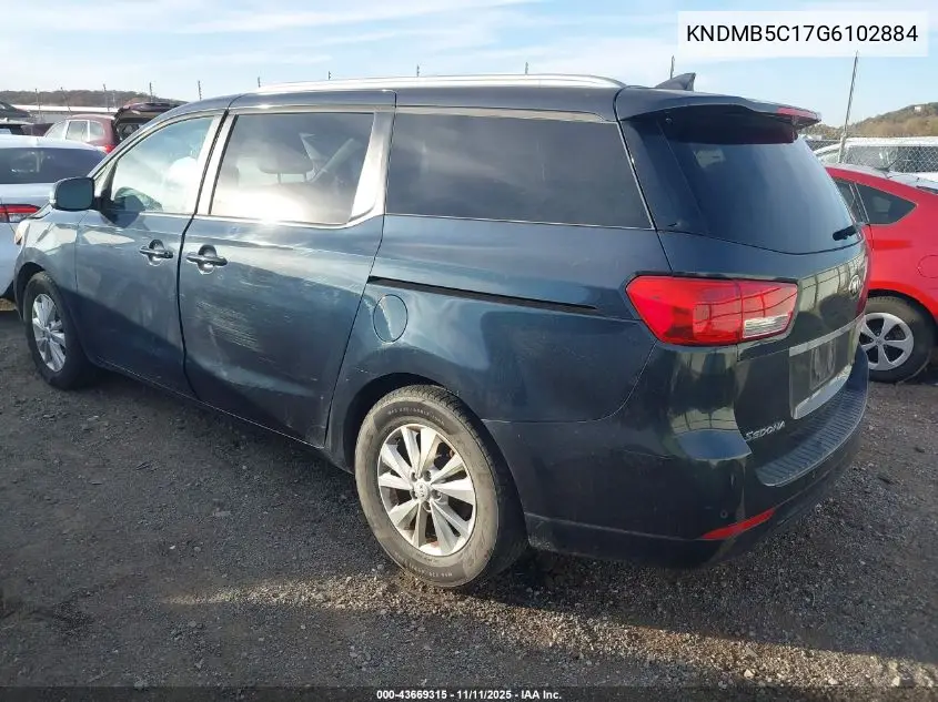 KNDMB5C17G6102884 2016 Kia Sedona Lx