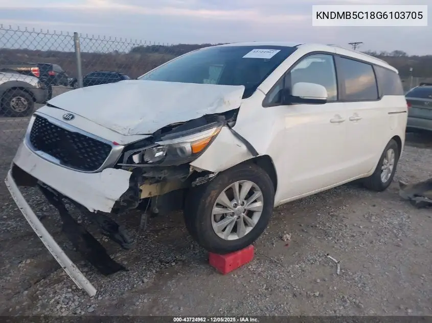 KNDMB5C18G6103705 2016 Kia Sedona Lx