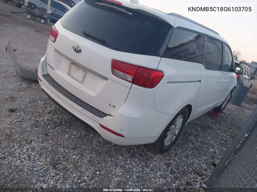 KNDMB5C18G6103705 2016 Kia Sedona Lx