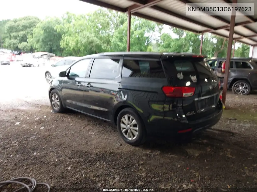 2016 Kia Sedona Lx VIN: KNDMB5C13G6197623 Lot: 45428571