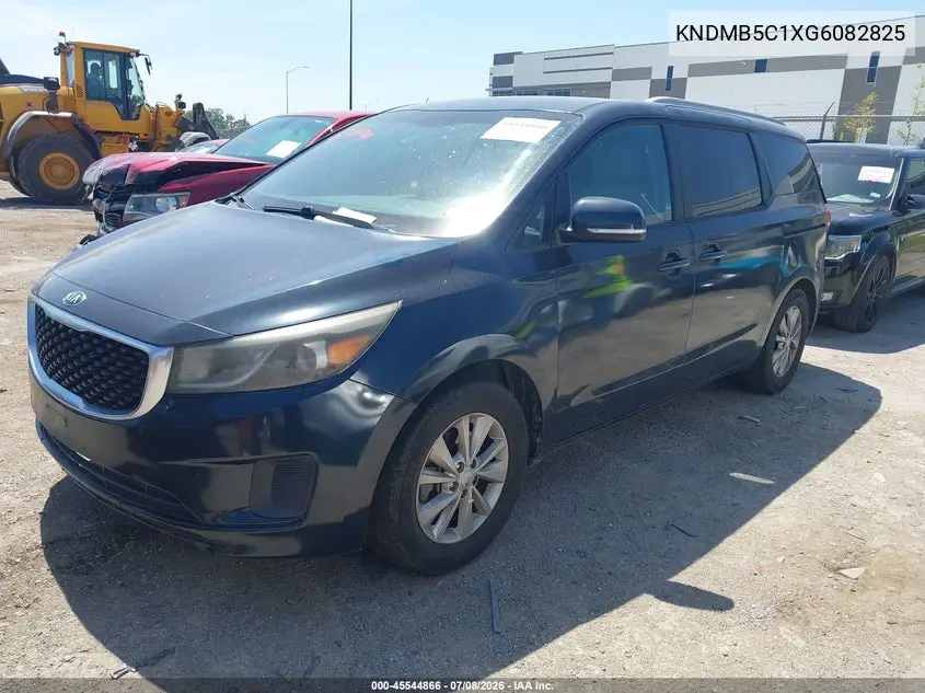 2016 Kia Sedona Lx VIN: KNDMB5C1XG6082825 Lot: 45544866