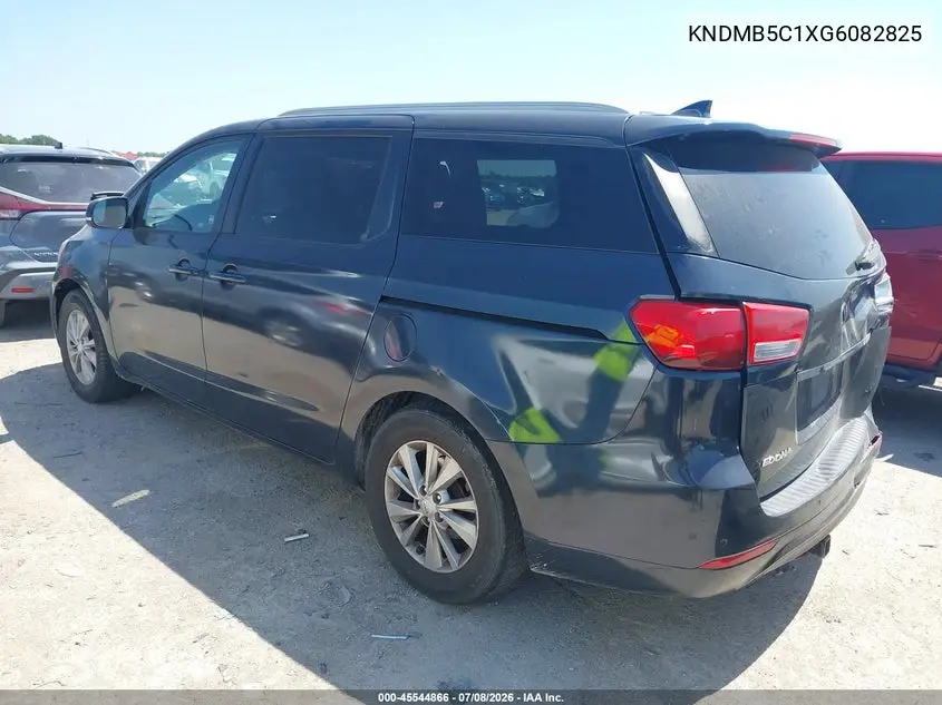 2016 Kia Sedona Lx VIN: KNDMB5C1XG6082825 Lot: 45544866