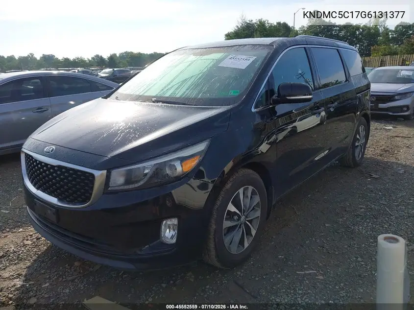 2016 Kia Sedona Sx VIN: KNDMC5C17G6131377 Lot: 45552559