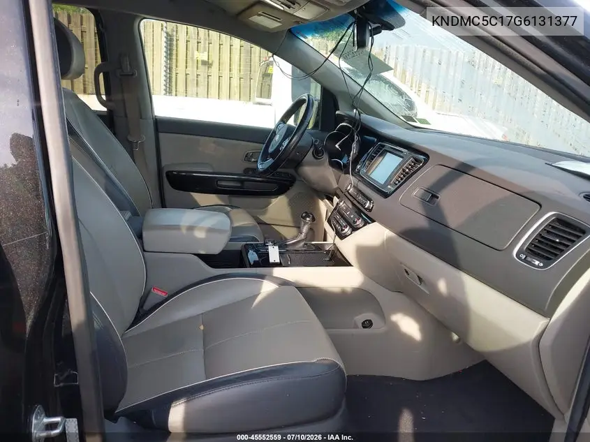 2016 Kia Sedona Sx VIN: KNDMC5C17G6131377 Lot: 45552559