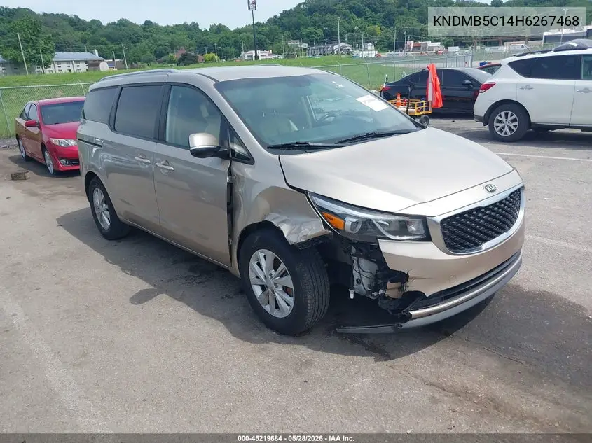 2017 Kia Sedona Lx VIN: KNDMB5C14H6267468 Lot: 45219684
