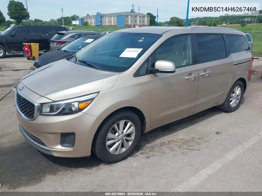 2017 Kia Sedona Lx VIN: KNDMB5C14H6267468 Lot: 45219684