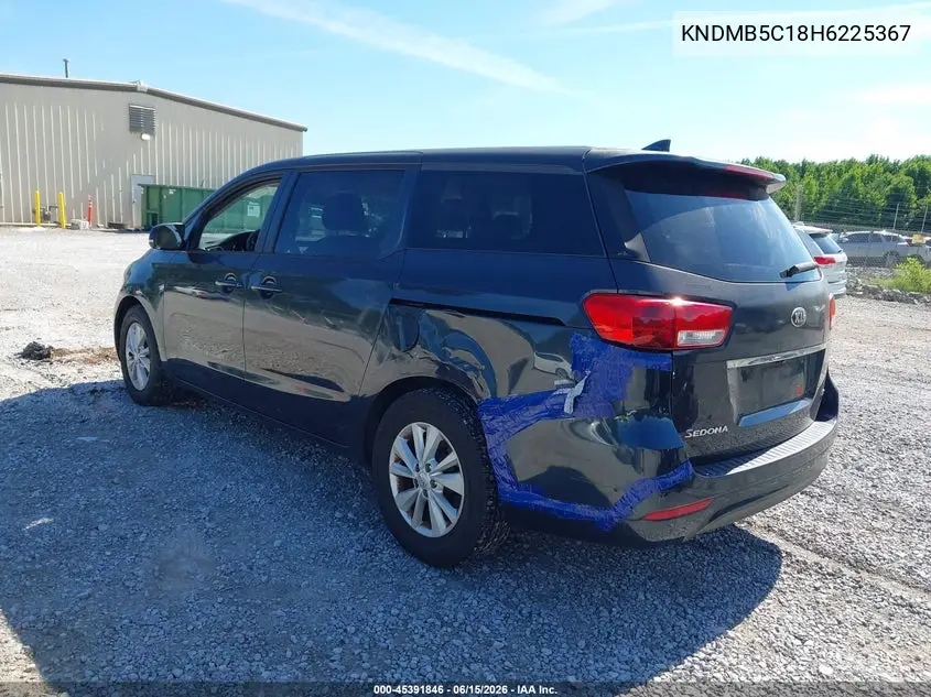 2017 Kia Sedona Lx VIN: KNDMB5C18H6225367 Lot: 45391846