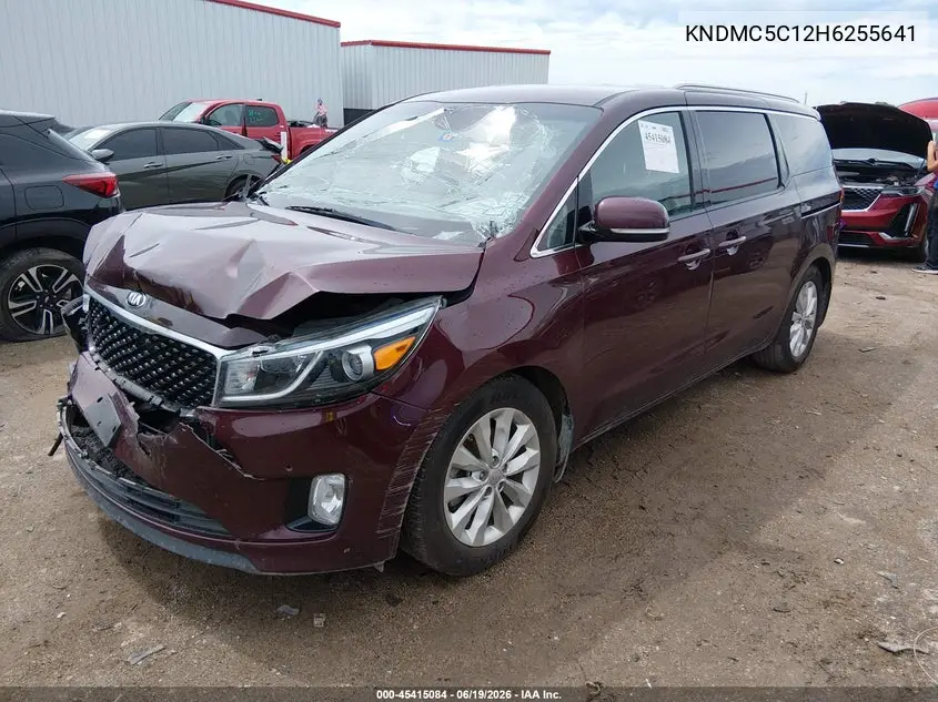 2017 Kia Sedona Ex VIN: KNDMC5C12H6255641 Lot: 45415084