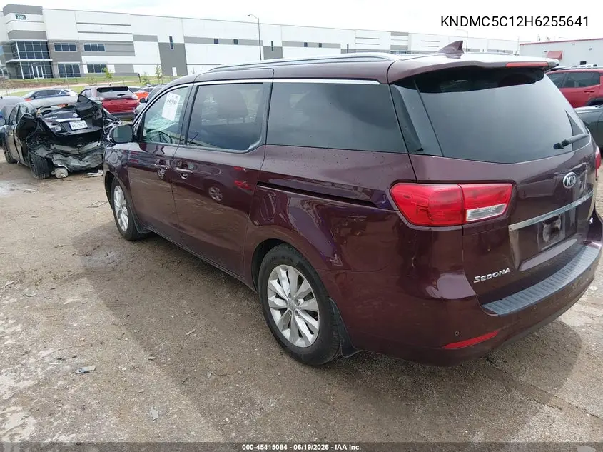 2017 Kia Sedona Ex VIN: KNDMC5C12H6255641 Lot: 45415084
