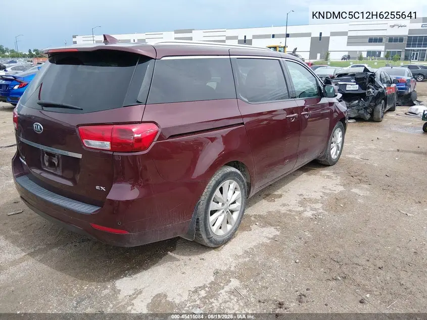 2017 Kia Sedona Ex VIN: KNDMC5C12H6255641 Lot: 45415084
