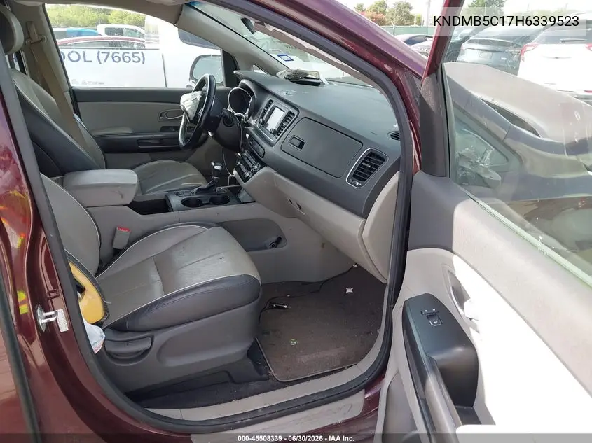 2017 Kia Sedona Lx VIN: KNDMB5C17H6339523 Lot: 45508339