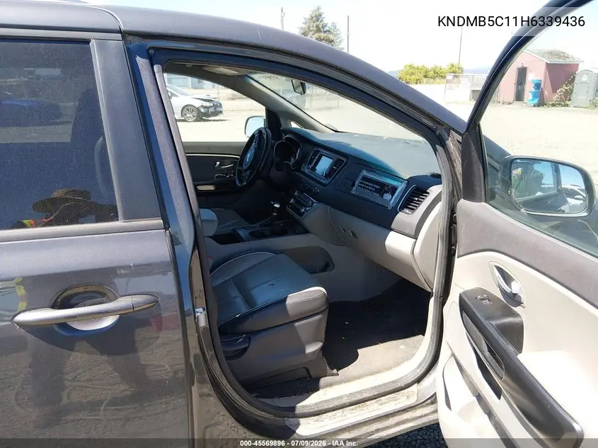 2017 Kia Sedona Lx VIN: KNDMB5C11H6339436 Lot: 45569896