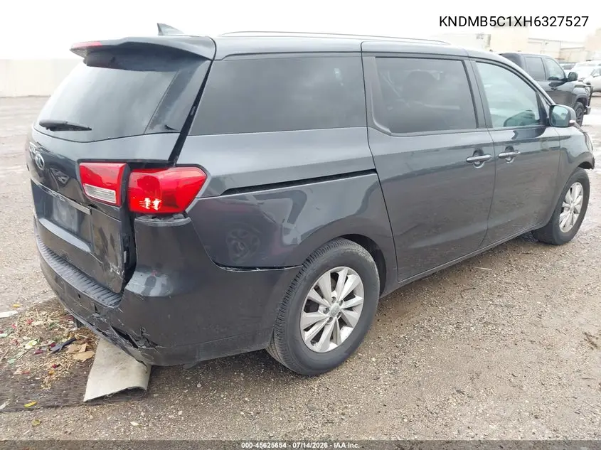 2017 Kia Sedona Lx VIN: KNDMB5C1XH6327527 Lot: 45625654