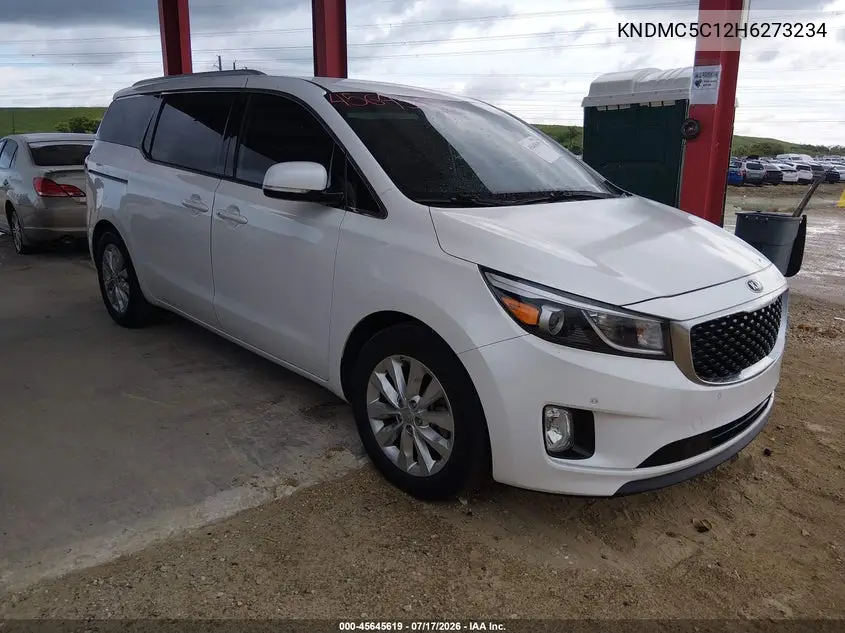 2017 Kia Sedona Ex VIN: KNDMC5C12H6273234 Lot: 45645619