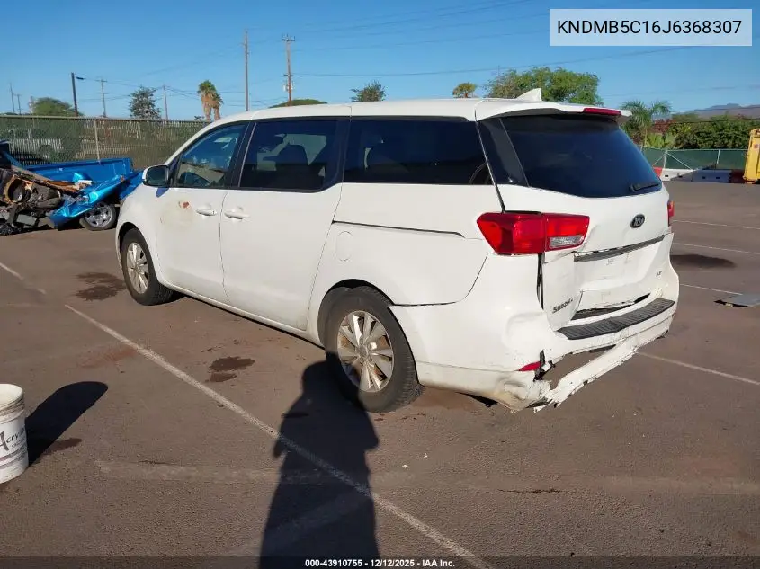 KNDMB5C16J6368307 2018 Kia Sedona Lx