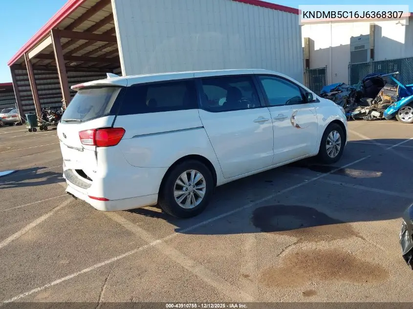 KNDMB5C16J6368307 2018 Kia Sedona Lx