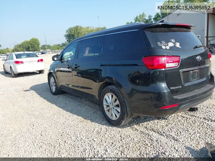 KNDMC5C15J6395852 2018 Kia Sedona Ex